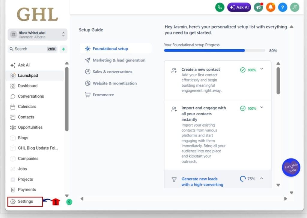 how to enable ghl store builder images