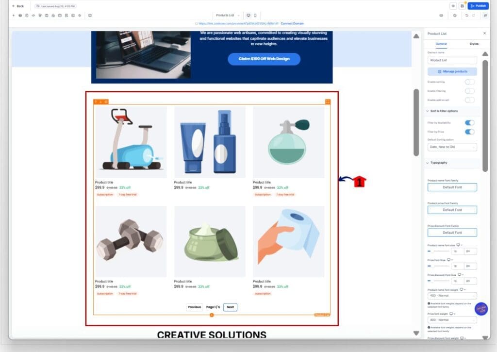 gohighlevel store builder images - placeholder