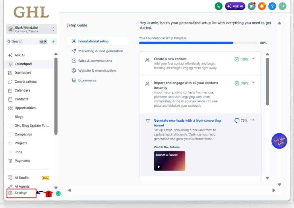 how to use ghl sub account billing