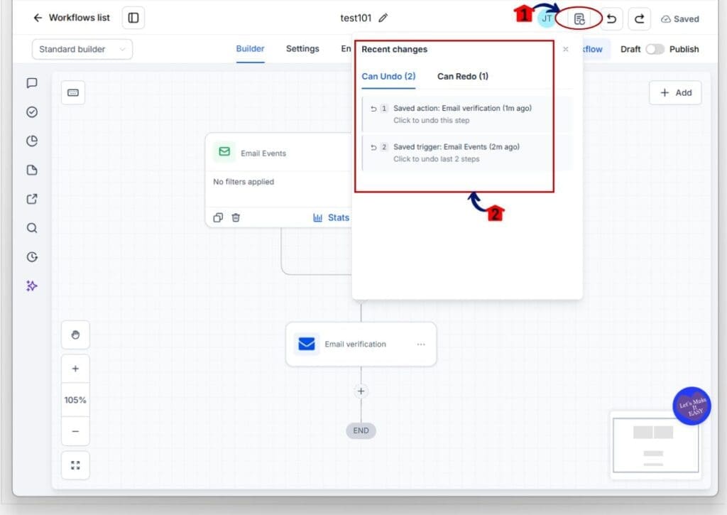 workflow-undo-redo-step02 ghl workflow undo redo - changes
